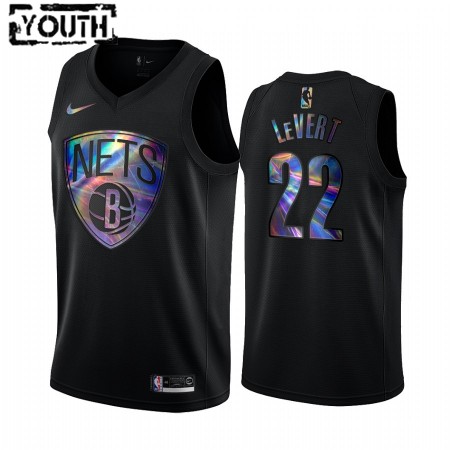 Maillot Basket Brooklyn Nets Caris LeVert 22 Iridescent HWC Collection Swingman - Enfant